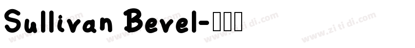 Sullivan Bevel字体转换